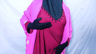 Hijabi woman fucking hard by her step brother