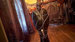 Part 1 :- Domina Satana & Bag Man pallets wrap and chains.