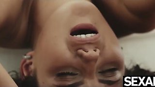 Energetic beauty rides her lover to intense multiple orgasms