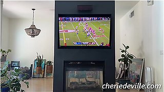 Pov: Stepmom Bounces On It During The Big Game - Cherie Deville