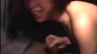 Japanese Amateur Babe Gives a Deep Throat Blowjob