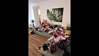 Two Hot Beautiful Amazingly Sexy Girls Do a Try on Haul for Daring Lingerie and Short Skirts