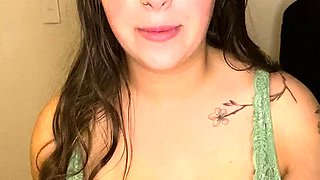 Big boobs milf masturbates with her dildo