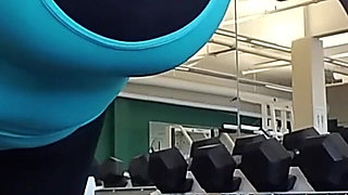 Do You Like Being Able to Creep Down My Cleavage as I Workout?