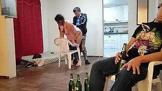 Best Friend's Wife Gives Me Blowjob While He Sleeps - Big Tits MILF Fuck