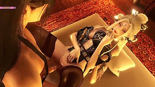 Lucky Solider Fuck 2 Beauty Lord's Wife - 3D Animation Hentai