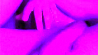 Stepsister Learns to Jerk off My Huge Cock. Close-up with Legs