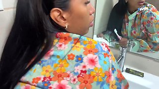 Amazing spic MILF rough sex