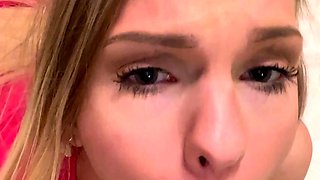 Sexy amateur blonde blowjob amp cumshot HD