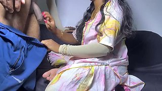 Hot Tamil Aunty Mary V Fucks Young Man with Big Cock and Big Natural Tits