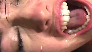 Brunette babe slave gets hard fucked until she scream