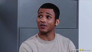 Big-tit blonde Lawyer Nikki Sexx is rammed in the ass at work