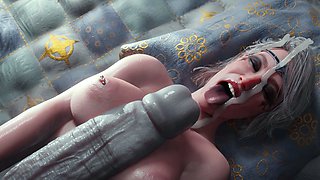 3D Futa Anal Cumshot - Animation Futanari MILF cartoon sex