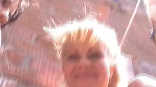 These Two German Babes Got to Play with Each Other and Big Cock