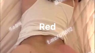 4780 Twitter Sect Red Short Hair White Pants Backstabbing Tele UB892