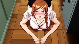 Hot Library Sex! Busty Teacher Between the Shelves