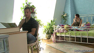 Guy's Step-dad Pretends to Leave and Hides in Bathroom