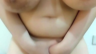 Big boobs milf masturbates with her dildo