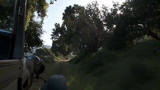 Outdooor Gangbang 12 Min With Amber Rayne, Johnny Castle And Hannah West