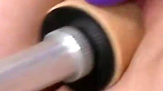 Anna Daey Has Solo Sex with a Fucking Machine