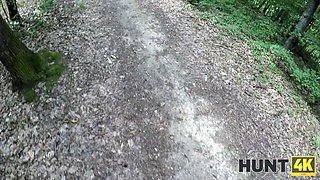 Brunette Bombshell and Her Partner Heat Things Up in Wild Outdoor POV