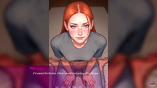 Horny Wife Masturbating on Video Call with her lover - 3D Hentai Animated Porn - Mila Ai