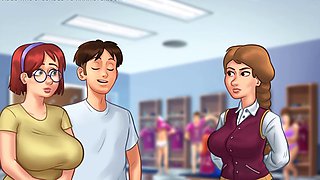 Summertime Saga reimagined with two Mrs. Smith by MissKitty2K