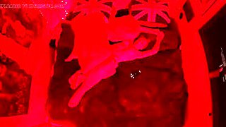 Hot Amateur Couple Fucking in Red - Blowjob & Missionary Sex