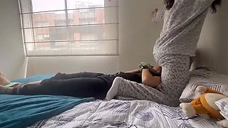 Scarlettandc Latina Lesbian Femdom Facesitting Bondage Orgasm HD
