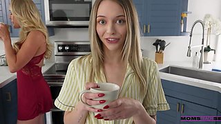 Stepson’s Wild Threesome with MILF Brandi Love and GF Lily Larima