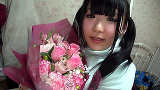 Japanese Teen In Uniform Banged Sideways