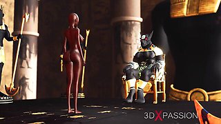 Anubis and Egypt's cartoon dirt by 3DXPassion