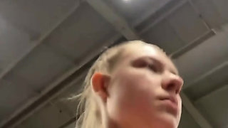 Fucking and training in the gym