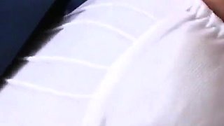 After college sexy Asian Yukari decided to take the time to make her wet pussy happy