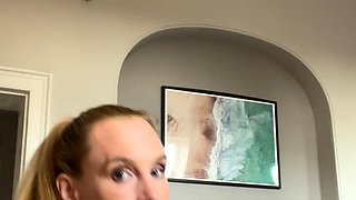 Blonde emo amateur solo masturbation