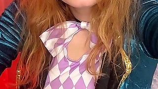 POV Stupid Slave Has to Lick Mad Hatter's Shoes with Saliva