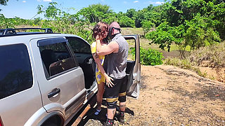 Couple Goes Camping on Halloween and His Wife Ends up Being Fucked by Monster