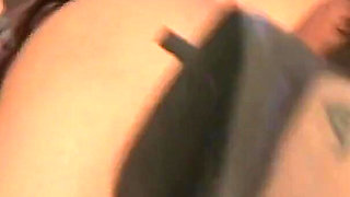 Rachel rides a nice chubby cock