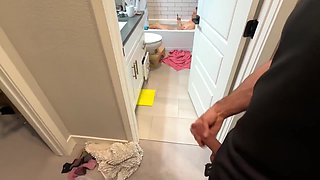 Dickflash Shower Adventure New Roommate Forgot To Close The Bathroom Door