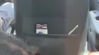 Sucked Her Stepson While the Cuckold Was Driving