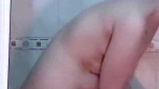 Blonde Caught at Shower