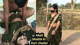 cute saree bhabhi gets naughty with her devar for hard Real sex Hard Fucking in Hindi