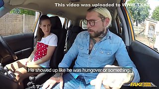 Cassidy Klein And Dean Van Damme In Tattooed Stallion Bangs Gorgeous Brunette In The Car