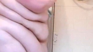 Ssbbw nude cleaning bathroom fat tummy