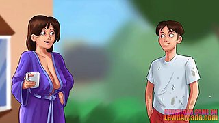 Summertime Saga Porn Game Play Part 02 Nude Sex Game Play