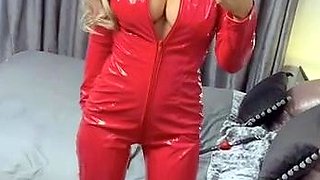 Big boobs webcam slut toys her asshole