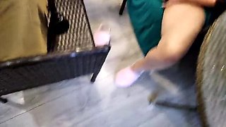 My Babe Russian MILF Masturbates and Sucks Dick on Webcam in Kitchen