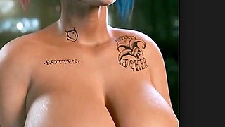 Big Breast Harley Quinn Being Beautiful as Ever