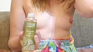 Erotic Massage and Clitoris and G-spot with My Nora Toy
