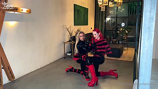 Homemade blonde amateur brittney love dominated lesbian